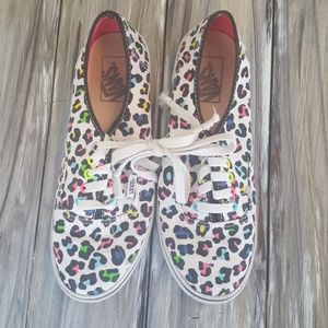 vans rainbow leopard print